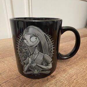 Disney The Nightmare Before Christmas Sally Black Coffee Mug “Love Is Eternal”